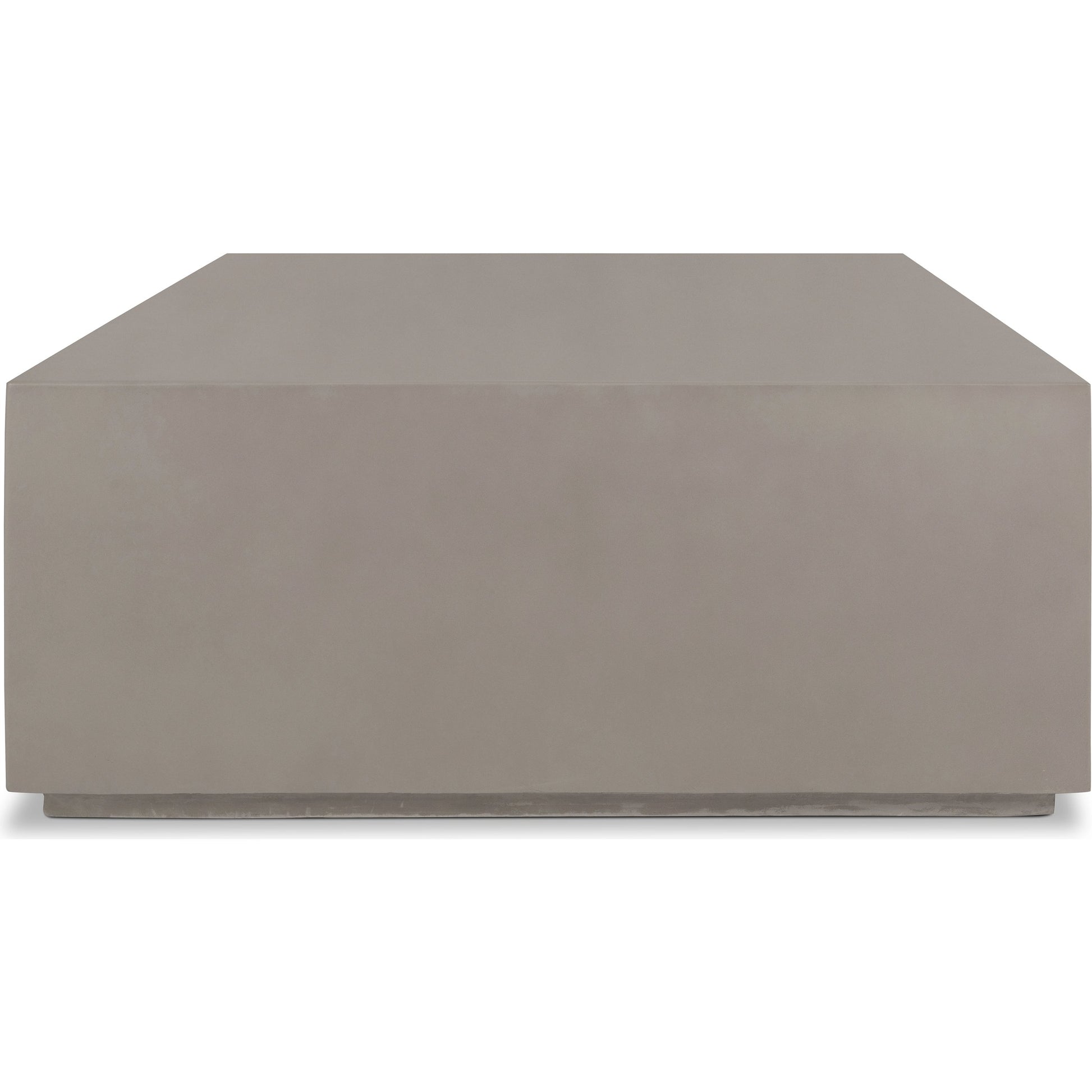 Otero Rectangular Outdoor Coffee Table by Four Hands. Made from concrete in a modern style.