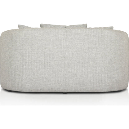 Opal Outdoor Daybed by Four Hands in faye sand. Made from 100% olefin, 59% polyurethane foam, 30% polyester fiber, 11% polyester fiber batting, 91% polyurethane foam pad, 9% polyester fiber batting in a modern style.