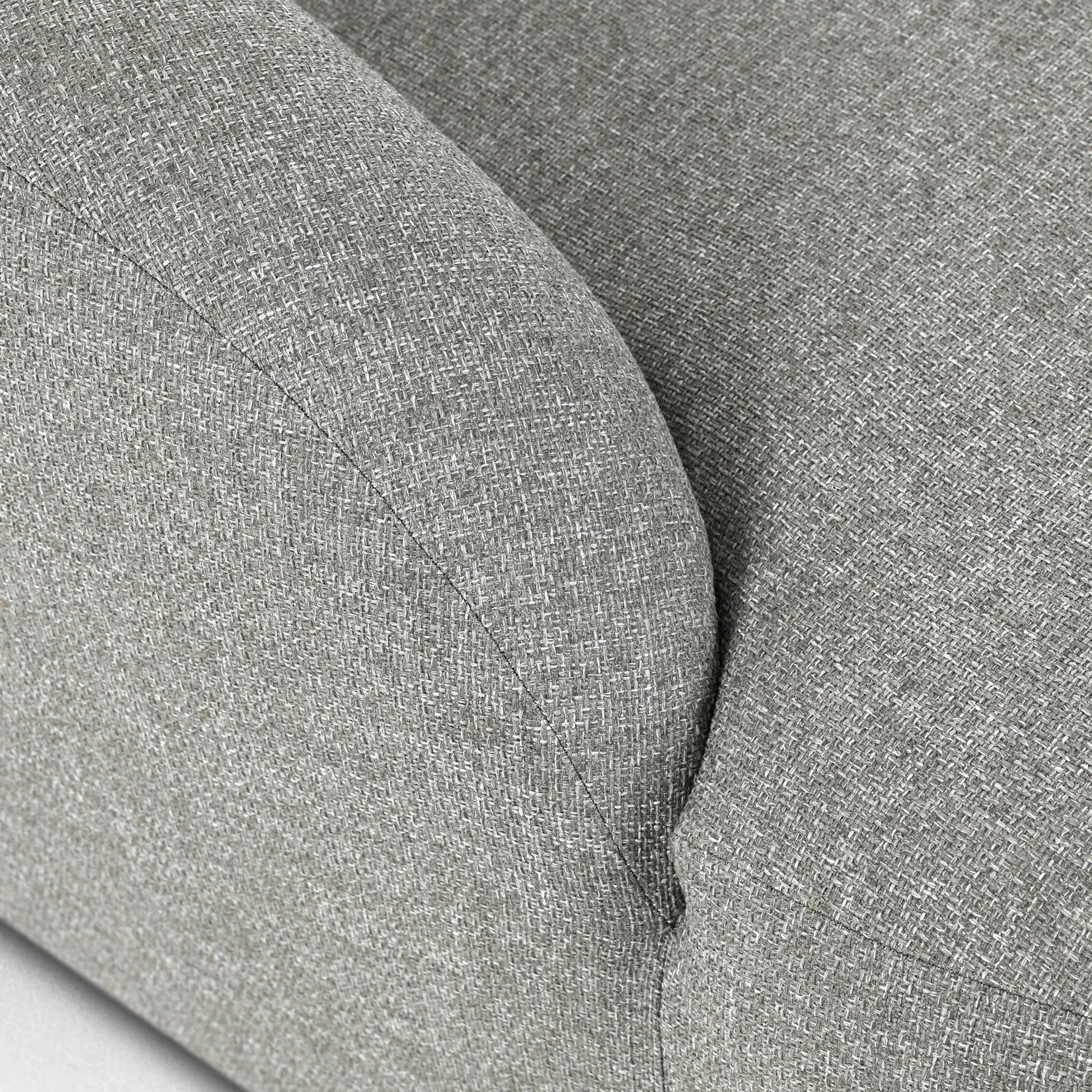 Opal Outdoor Daybed by Four Hands in hayes smoke. Made from 100% olefin, aluminum, 59% polyurethane foam, 30% polyester fiber, 11% polyester fiber batting in a unique style.