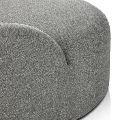 Opal Outdoor Daybed by Four Hands in hayes smoke. Made from 100% olefin, aluminum, 59% polyurethane foam, 30% polyester fiber, 11% polyester fiber batting in a unique style.