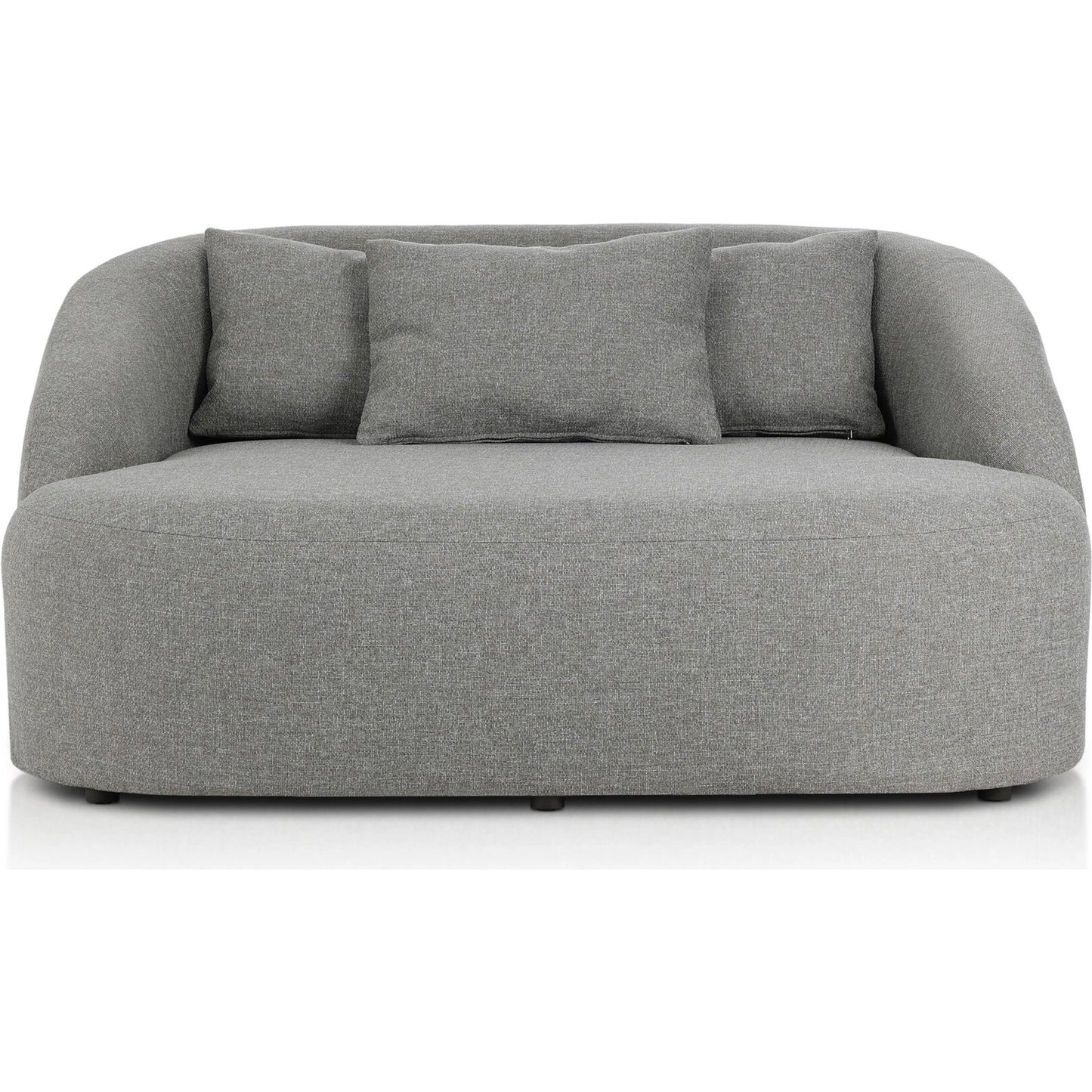 002 SI-2257077 | Additional Silo | Opal Outdoor Daybed by Four Hands in hayes smoke. Made from 100% olefin, aluminum, 59% polyurethane foam, 30% polyester fiber, 11% polyester fiber batting in a unique style.