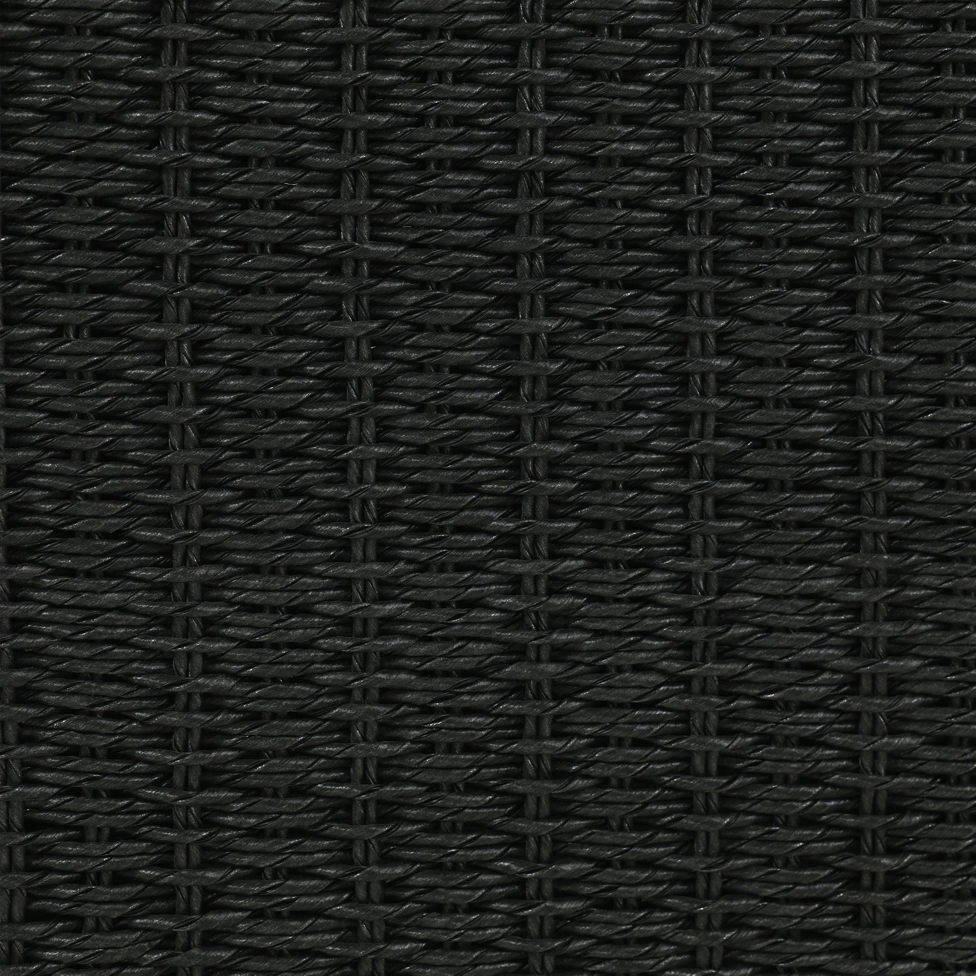 Maven Outdoor Swivel Chair by Four Hands in black hyacinth. Made from 100% polypropylene, 100% polyethylene, 91% polyurethane foam pad, 9% polyester fiber batting in a modern style.