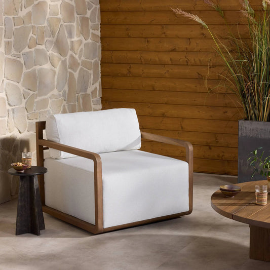 Stroud Outdoor Swivel Chair by Four Hands. Made from unique in a modern style.
