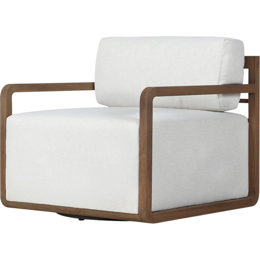 Stroud Outdoor Swivel Chair by Four Hands. Made from unique in a modern style.