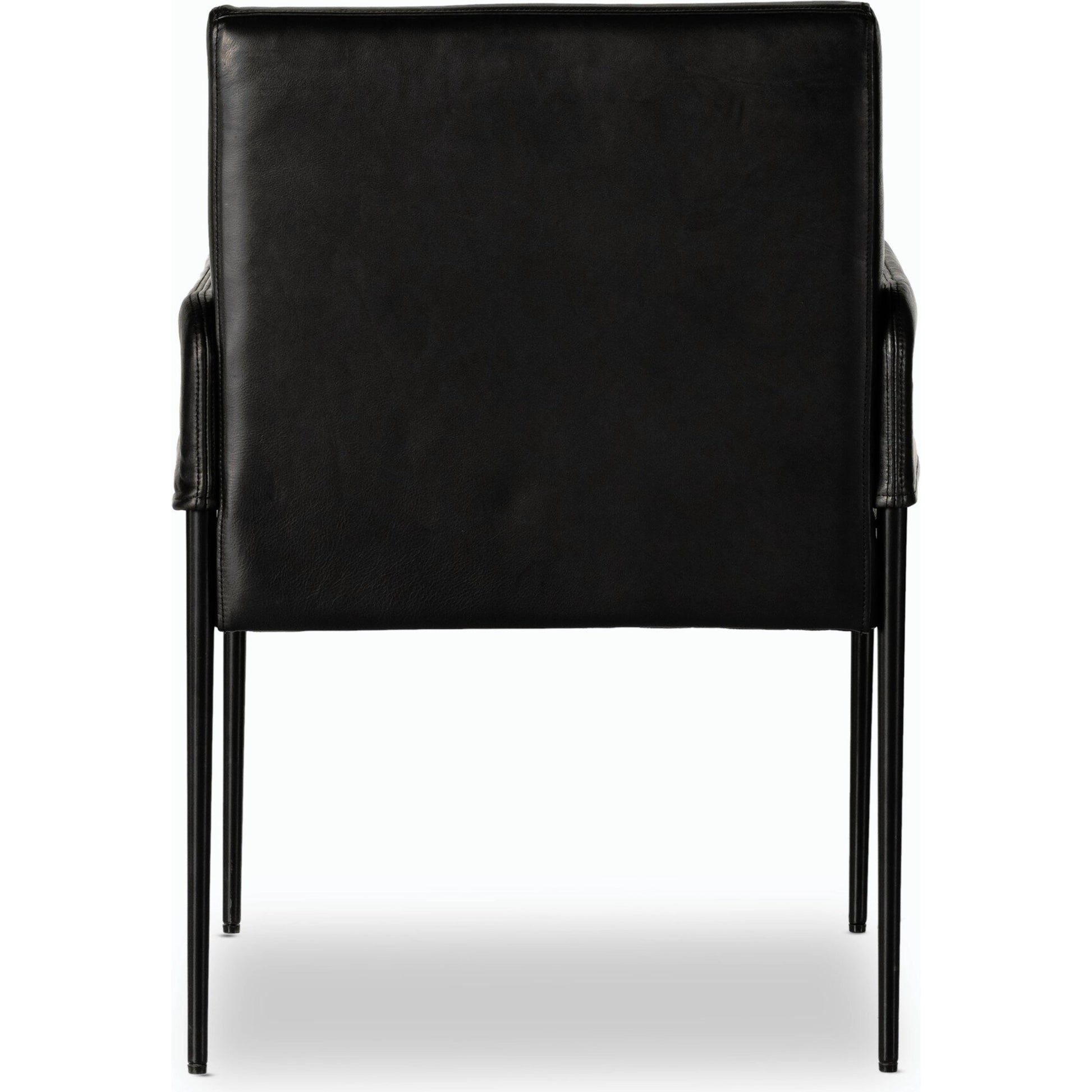 Brickel Dining Armchair by Four Hands in light taupe. Made from 100% polyester, iron, 93% polyurethane foam pad, 7% polyester fiber batting in a modern style.