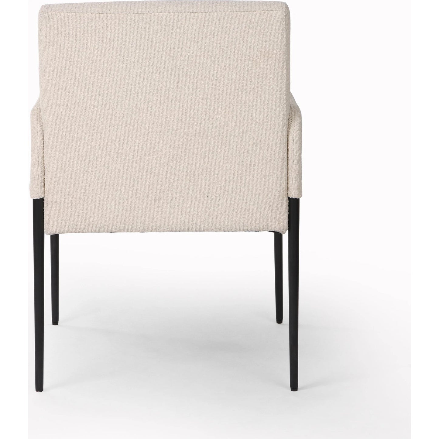 004 SI-2137234 | Additional Silo | Brickel Dining Armchair by Four Hands in light taupe. Made from 100% polyester, iron, 93% polyurethane foam pad, 7% polyester fiber batting in a modern style.