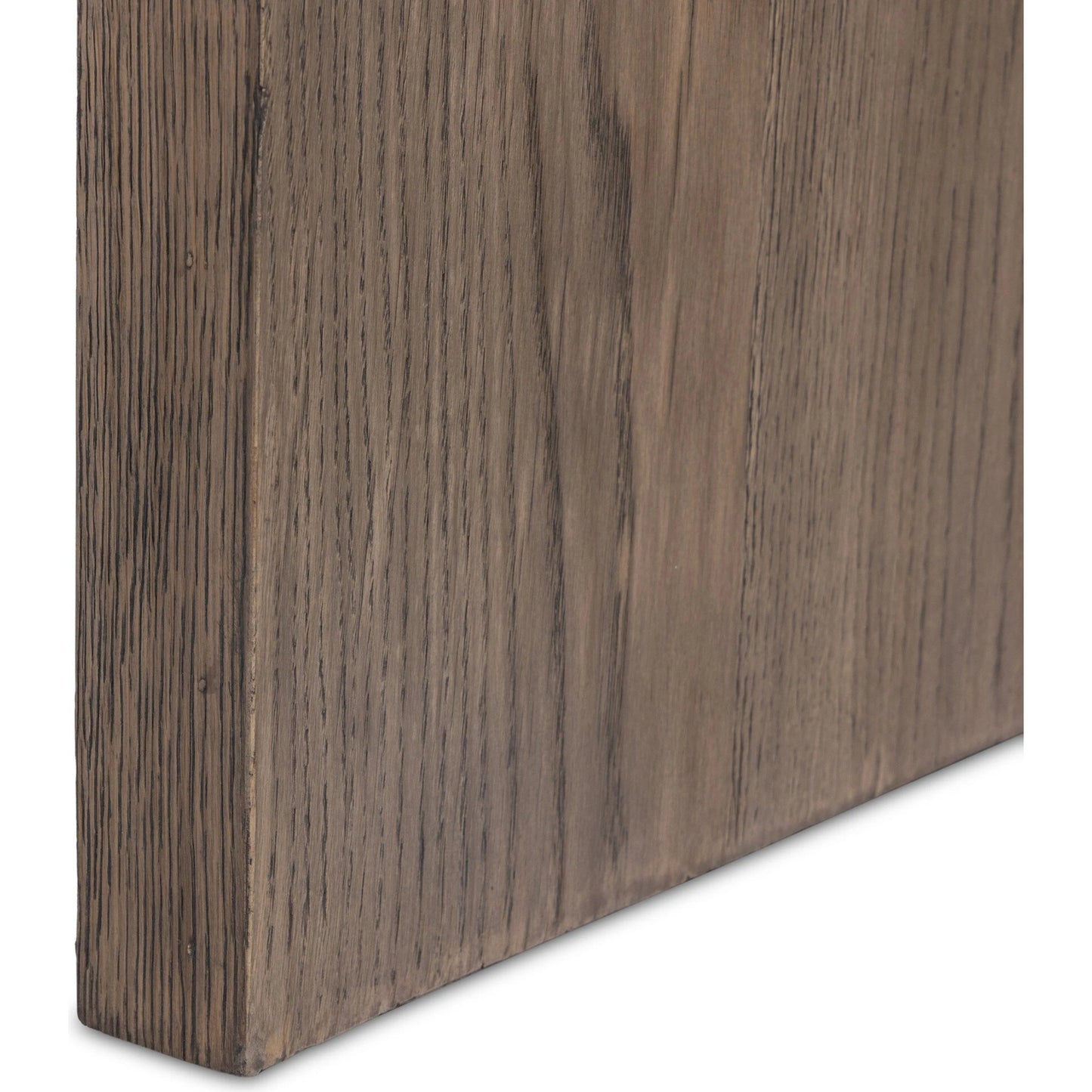 008 SI-2137687 | Closeup | Warby Desk by Four Hands in worn oak. Made from oak veneer in a modern style.