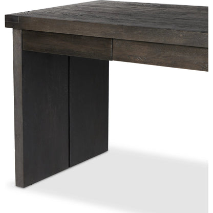 Warby Desk by Four Hands in worn oak. Made from oak veneer in a modern style.