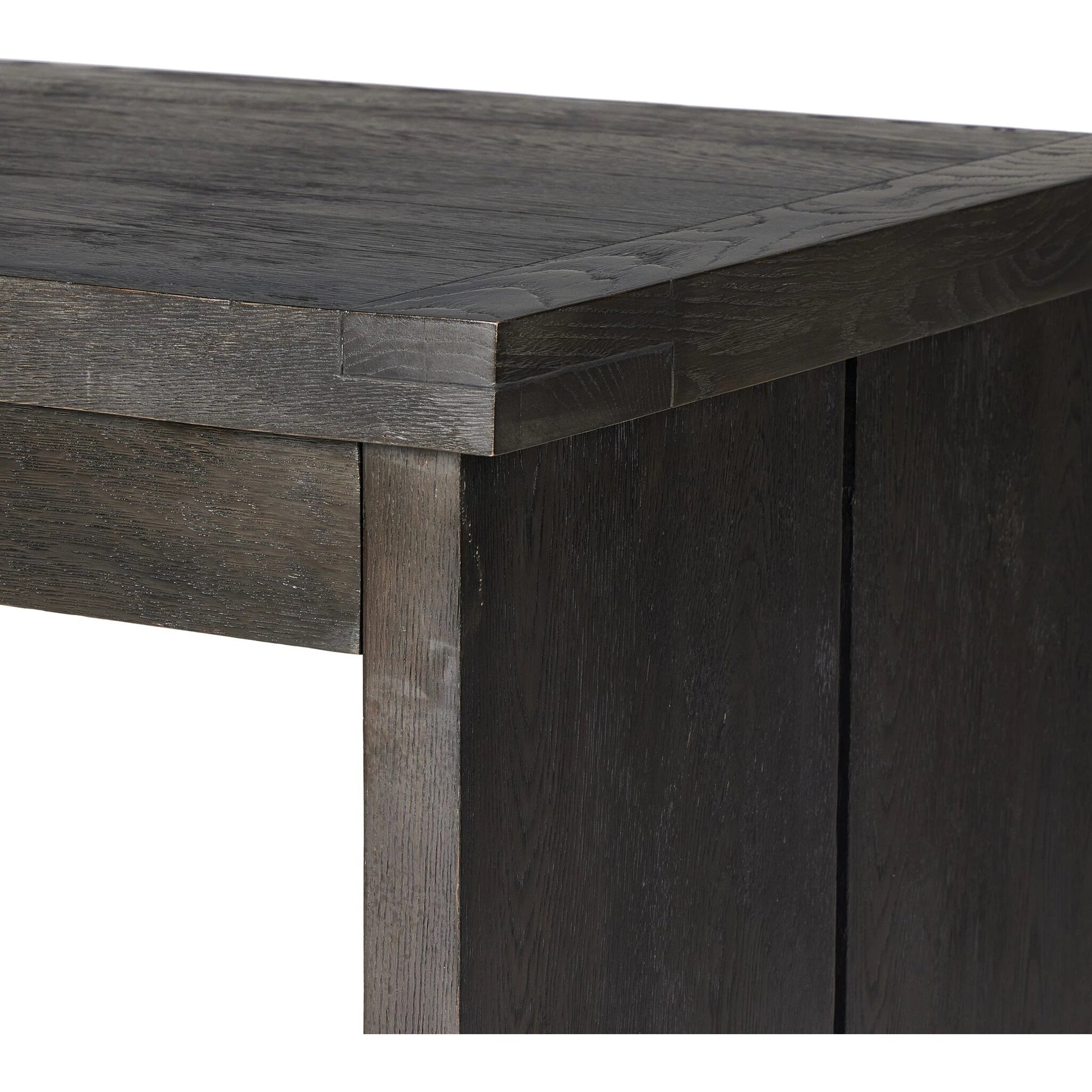Warby Desk by Four Hands in worn oak. Made from oak veneer in a modern style.
