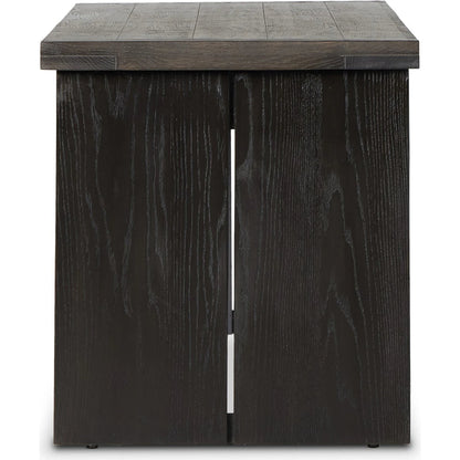 Warby Desk by Four Hands in worn oak. Made from oak veneer in a modern style.