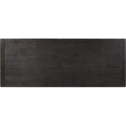 Warby Desk by Four Hands in worn oak. Made from oak veneer in a modern style.