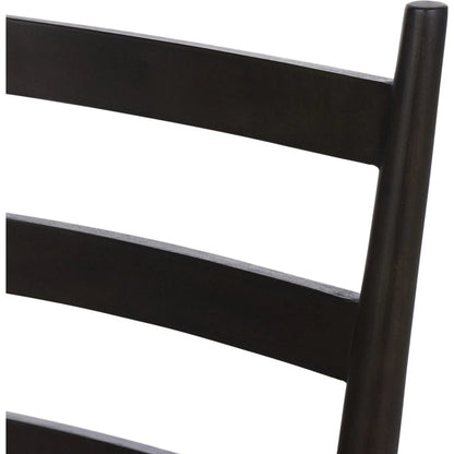 Ladder Back Outdoor Dining Chair by Four Hands. Made from 100% polyethylene, solid teak in a transitional style.