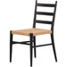 Ladder Back Outdoor Dining Chair by Four Hands. Made from 100% polyethylene, solid teak in a transitional style.