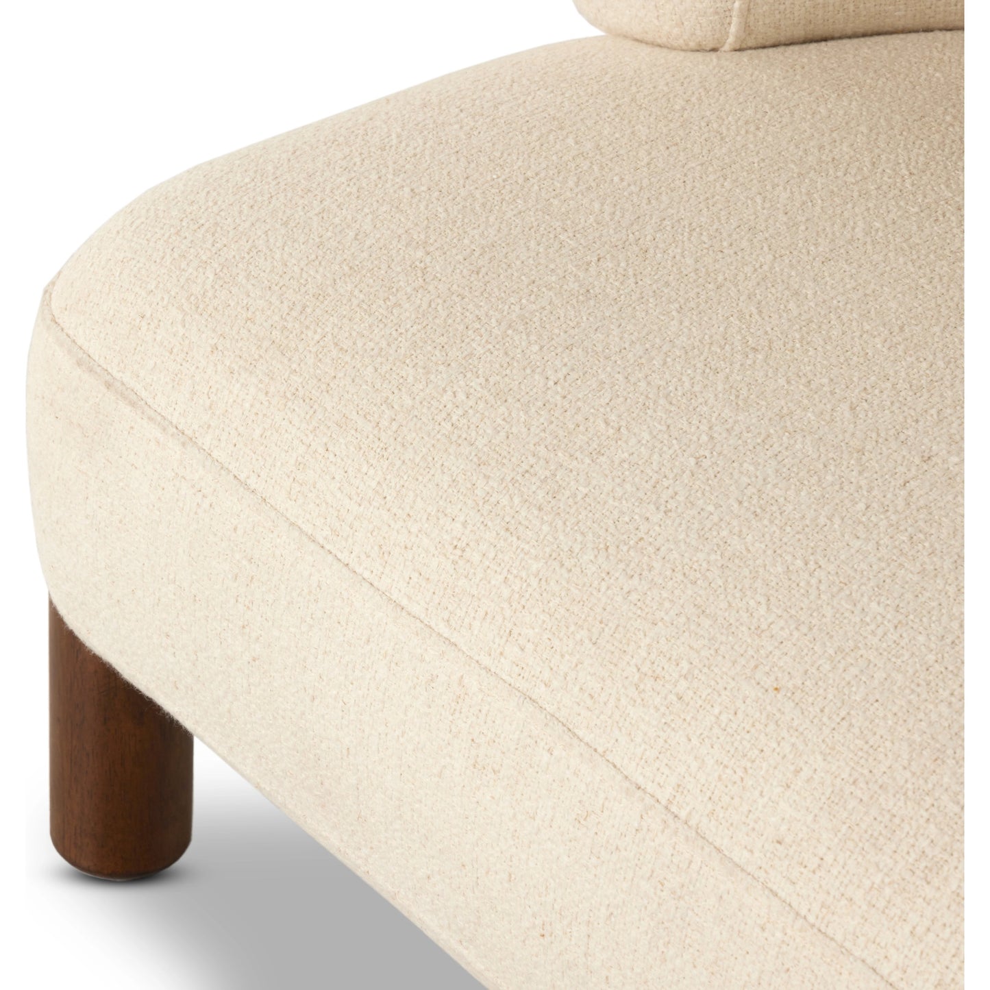 010 SI-2074409 | Additional Silo | Kingston Chair by Four Hands in omari natural and terra brown parawood. Made from 79% polyester, 16% viscose (rayon), 5% flax, linen, solid parawood, 90% polyurethane foam, 10% fiber in a modern style.