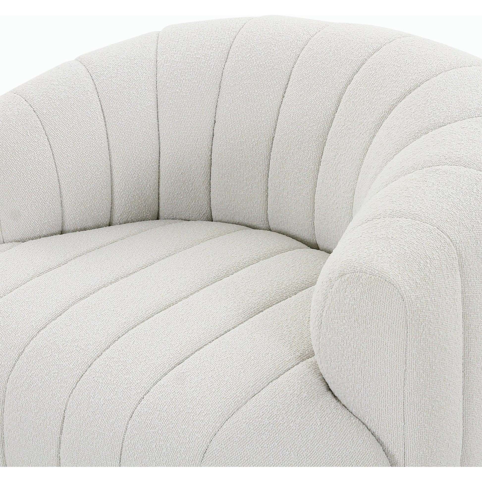 Elliana Swivel Chair by Four Hands. Made from 100% polyester, poplar plywood in a modern style.