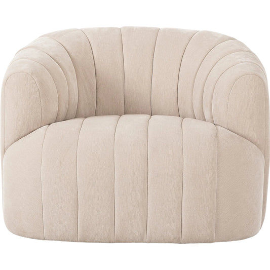 Elliana Swivel Chair by Four Hands. Made from 100% polyester, poplar plywood in a modern style.