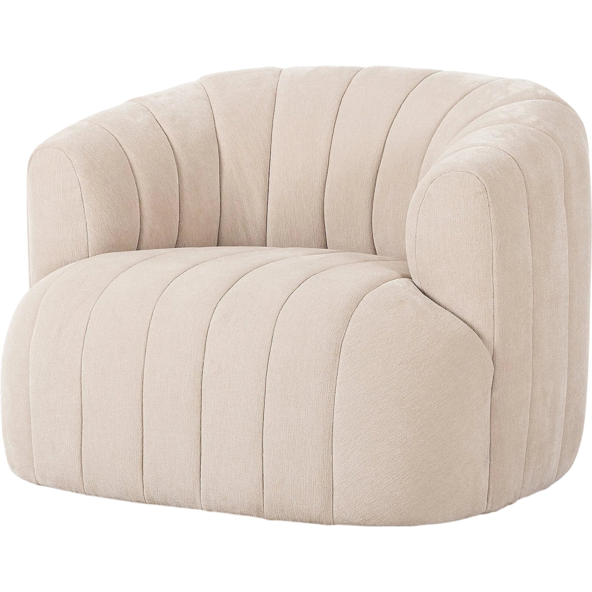 Elliana Swivel Chair by Four Hands. Made from 100% polyester, poplar plywood in a modern style.