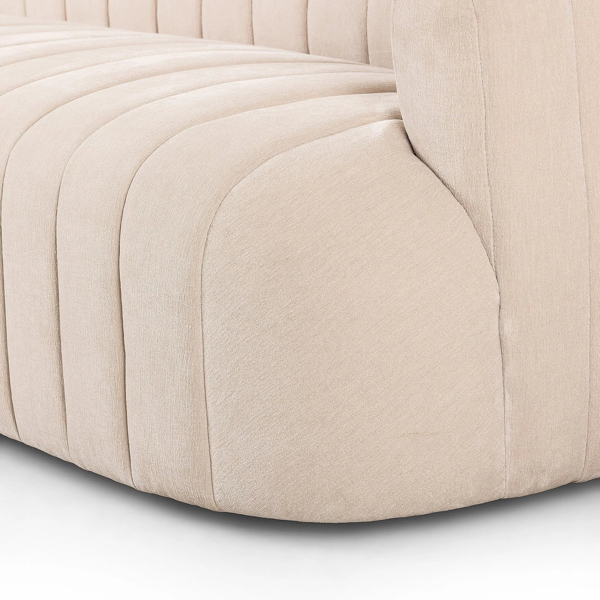 Elliana Sofa by Four Hands in blamont cream. Made from 100% polyester in a unique style.