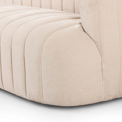 Elliana Sofa by Four Hands in blamont cream. Made from 100% polyester in a unique style.