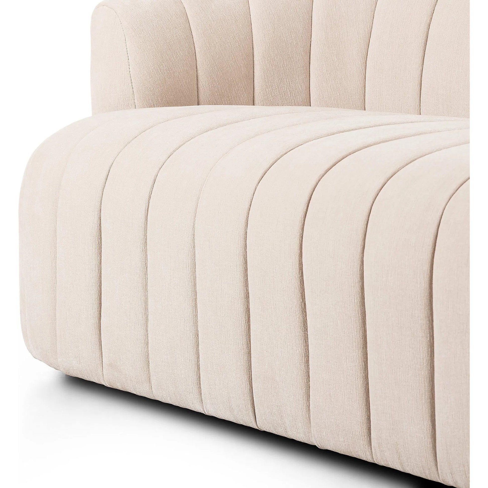 Elliana Sofa by Four Hands in blamont cream. Made from 100% polyester in a unique style.
