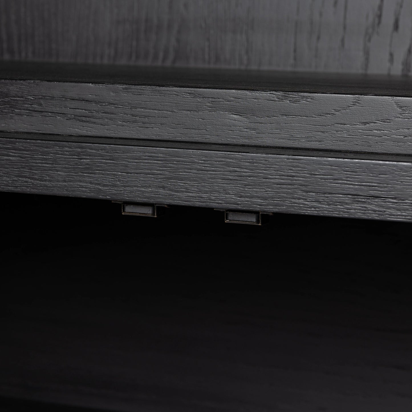 012 SI-1977380 | Additional Silo | Hopkins Bookcase by Four Hands in brushed ebony oak. Made from solid oak, oak veneer, iron in a modern style.