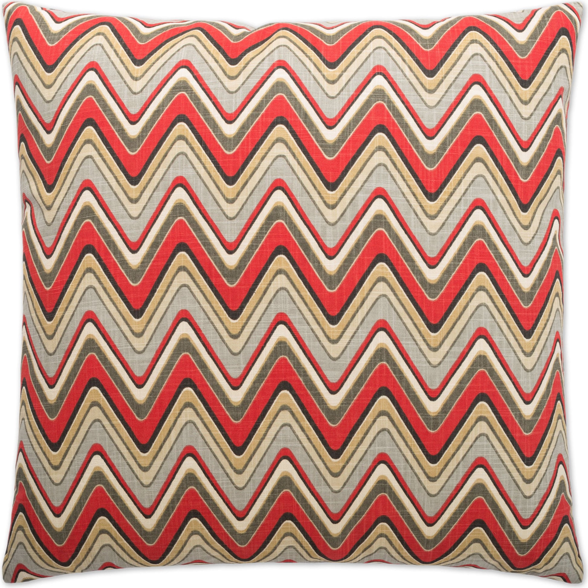 Sand Art by DV Kap Home in red. Made from 100% cotton in a modern style.