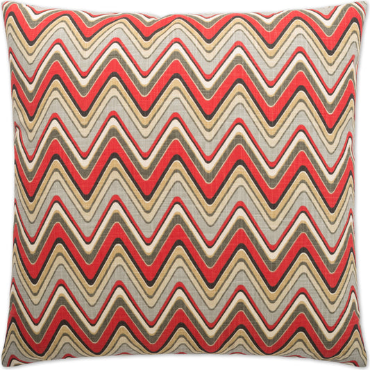 Sand Art by DV Kap Home in red. Made from 100% cotton in a modern style.