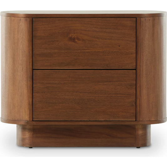 Paden Nightstand by Four Hands. Made from thin acacia veneer, solid acacia in a modern style.