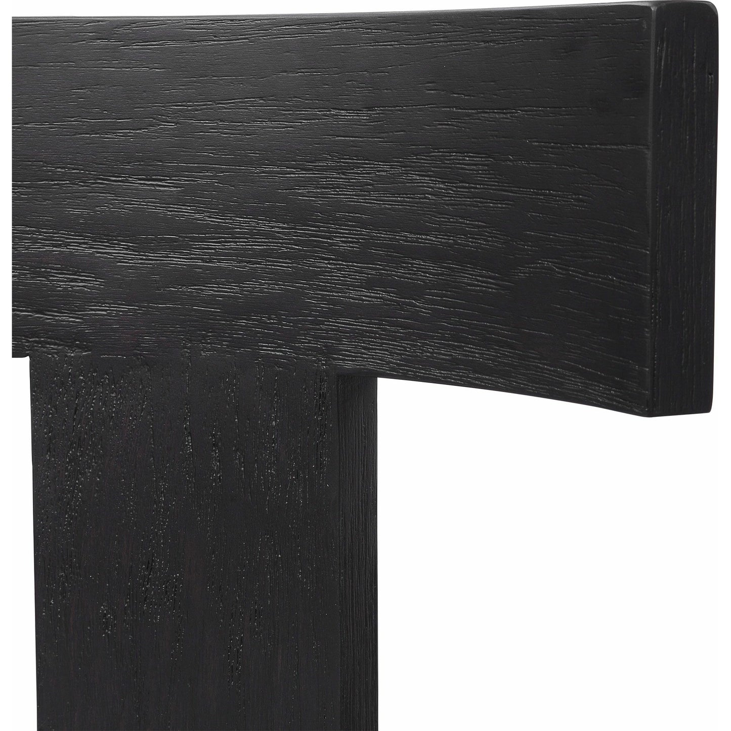 005 SR-801635 | Closeup | Idris Armless Chair by Uttermost. Made from birch solid wood, bent wood, plywood, foam, fabric in a modern style.