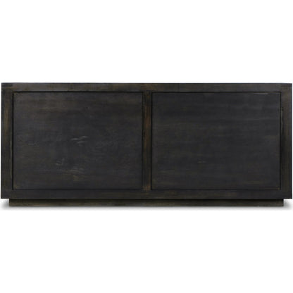 Warby 6 Drawer Dresser by Four Hands in worn oak veneer and worn oak veneer. Made from oak veneer, solid oak in a modern style.