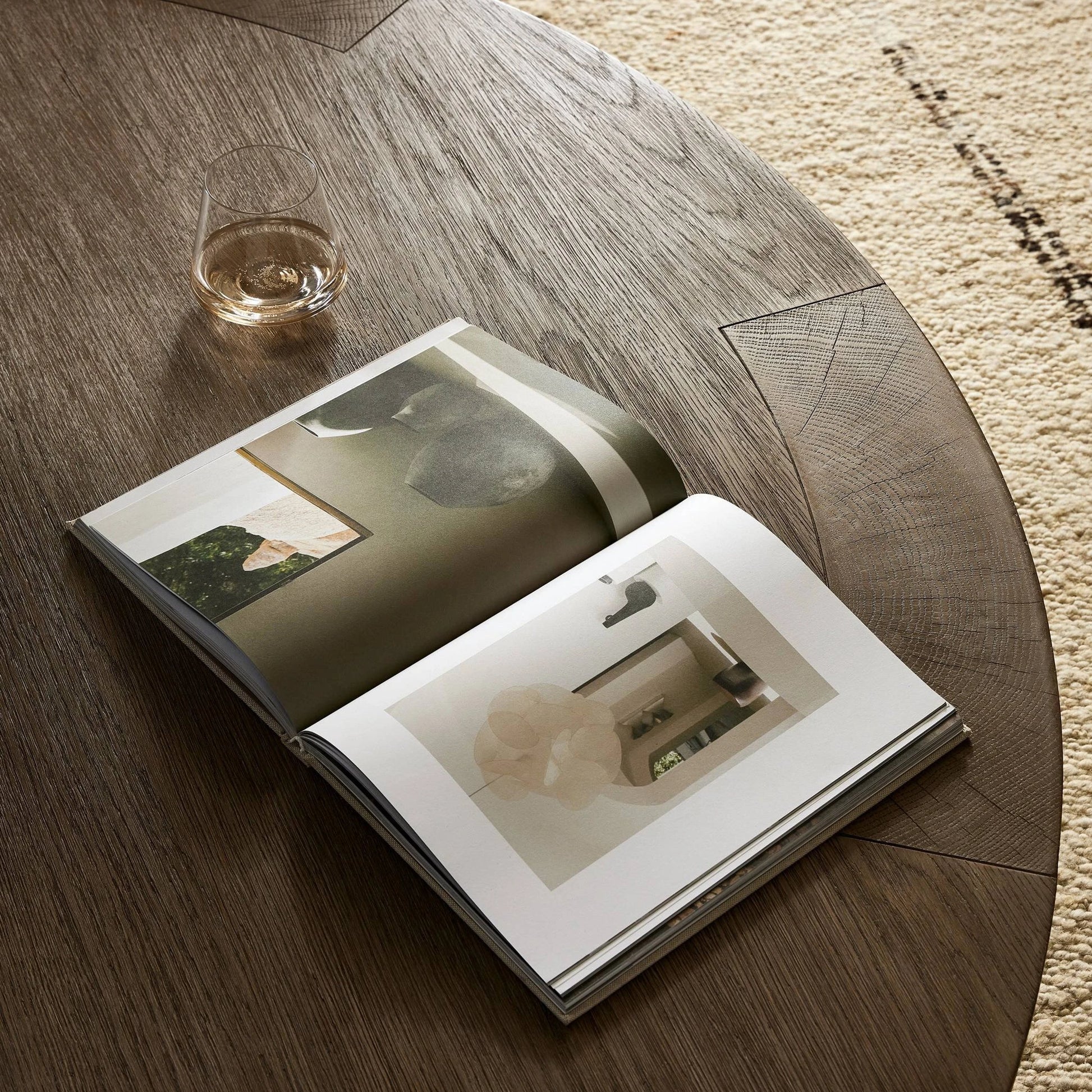 Sheffield Coffee Table by Four Hands. Made from oak veneer in a modern style.