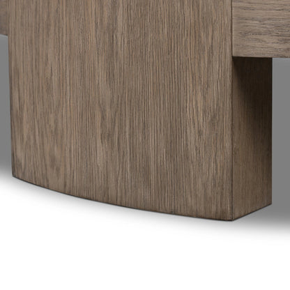 Sheffield Coffee Table by Four Hands. Made from oak veneer in a modern style.