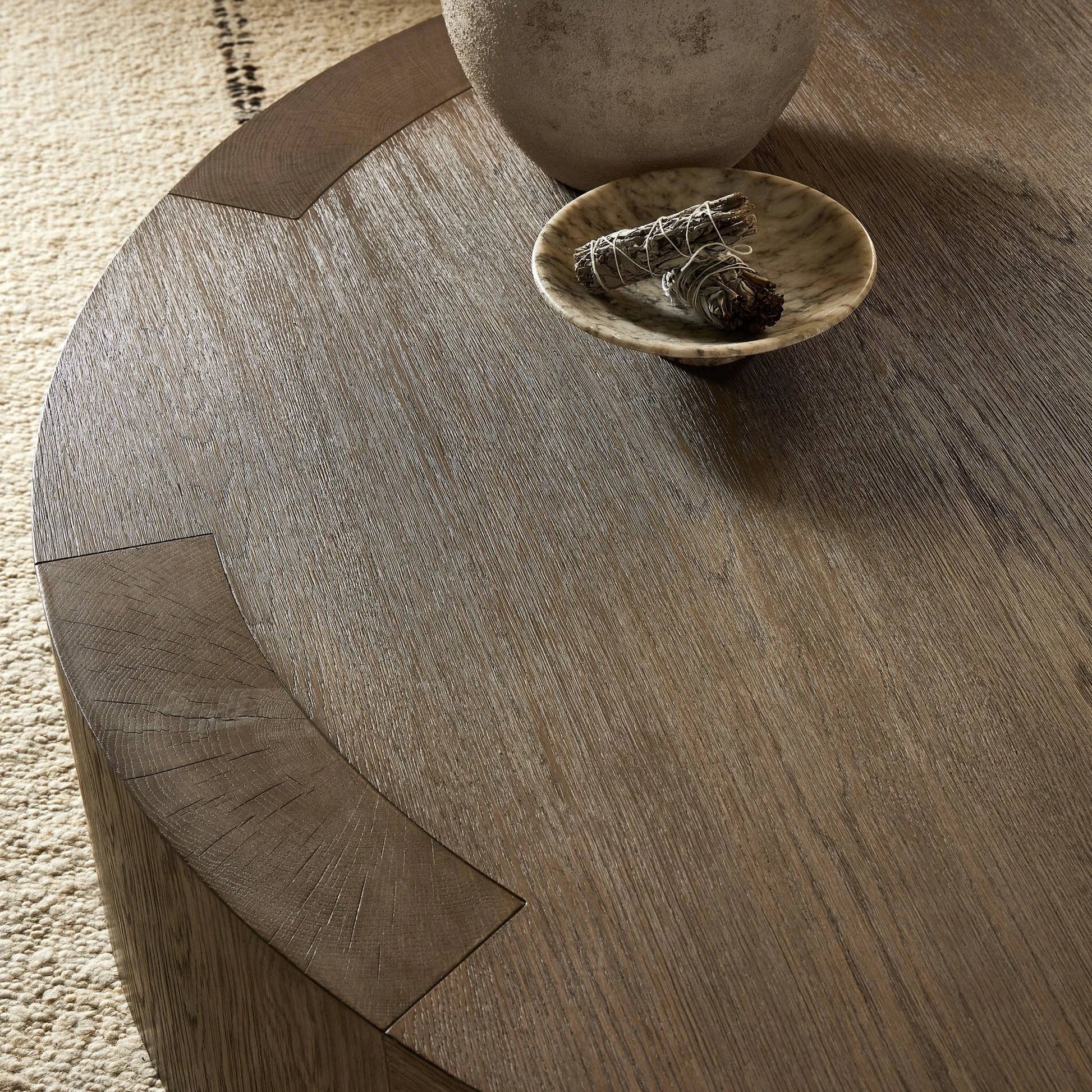 Sheffield Coffee Table by Four Hands. Made from oak veneer in a modern style.