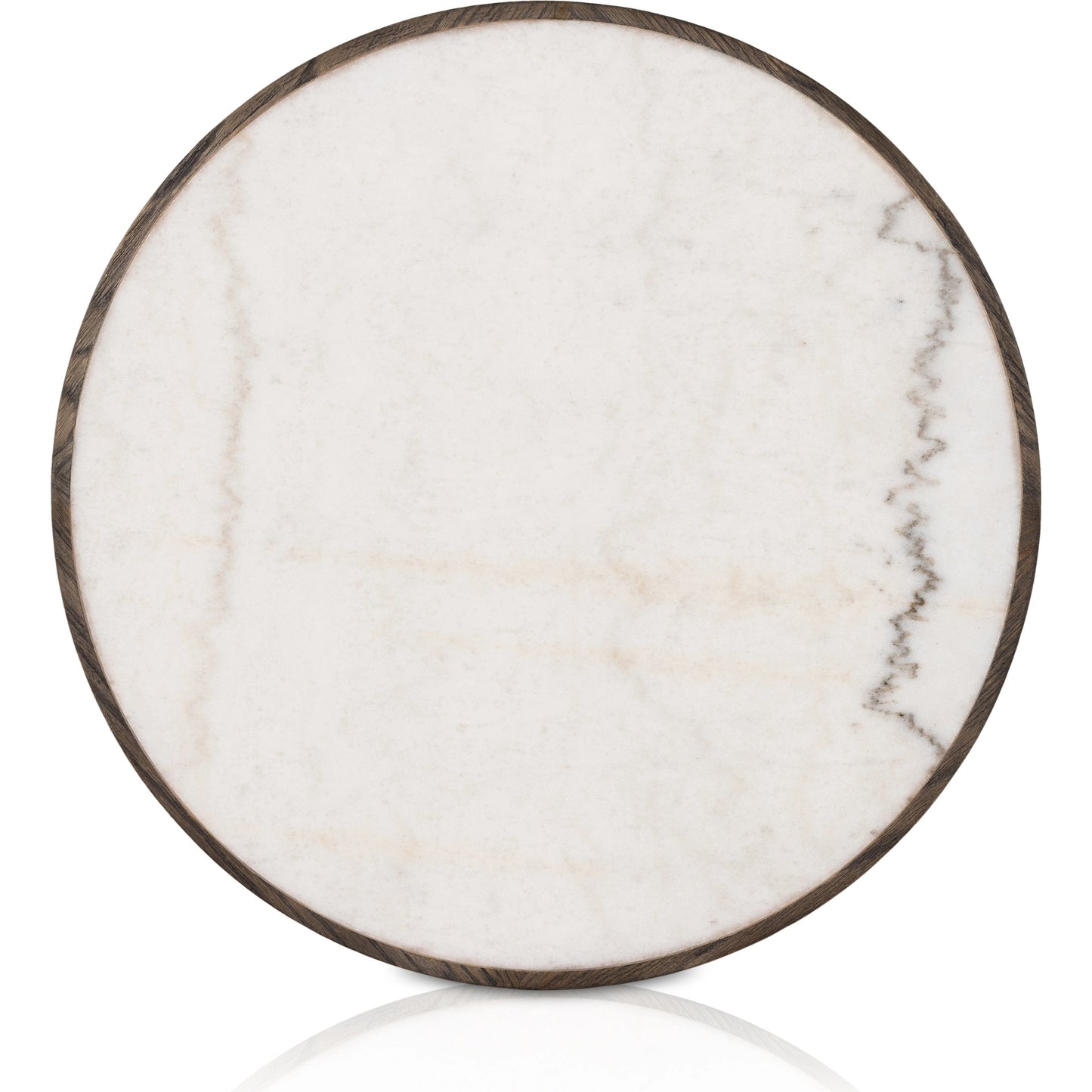 002 SI-1977811 | Additional Silo | Skye End Table by Four Hands in weathered dark elm, white marble. Made from solid marble, solid reclaimed elm, solid oak in a modern style.