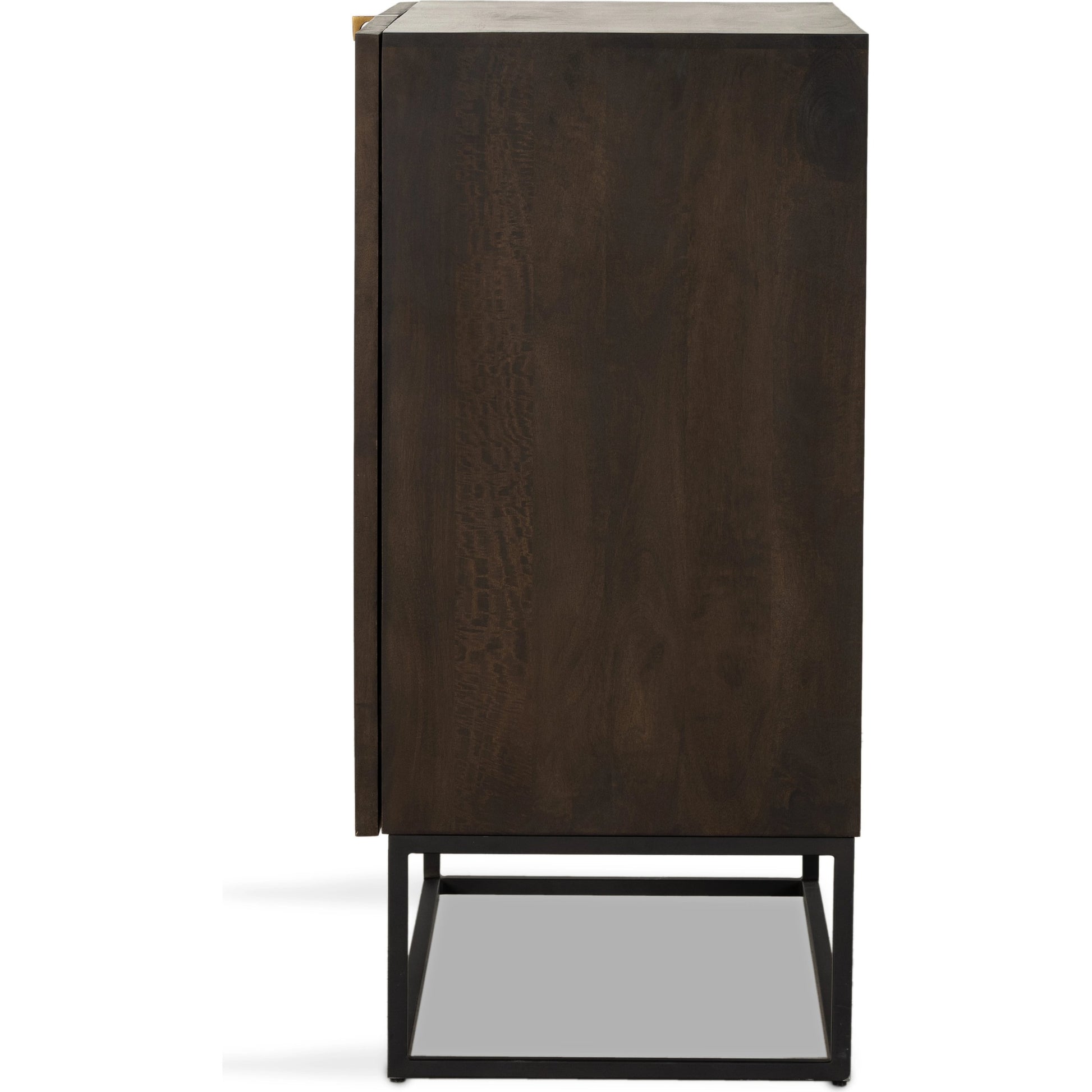 Kelby Bar Cabinet by Four Hands. Made from iron, solid mango in a modern style.