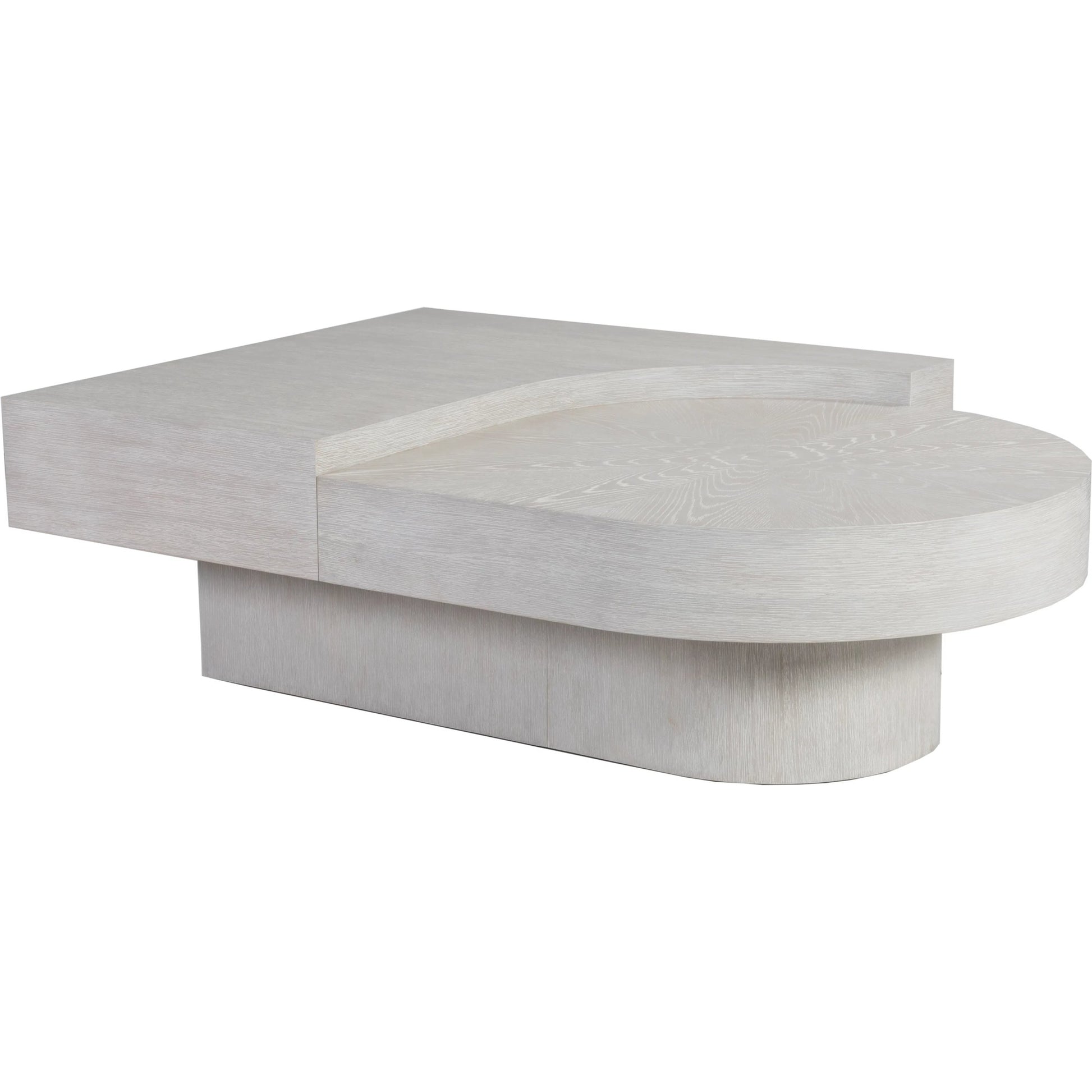 Maxwell Split Level Cocktail Table by Artistica Home in misty white gray. Made from unique in a modern style.