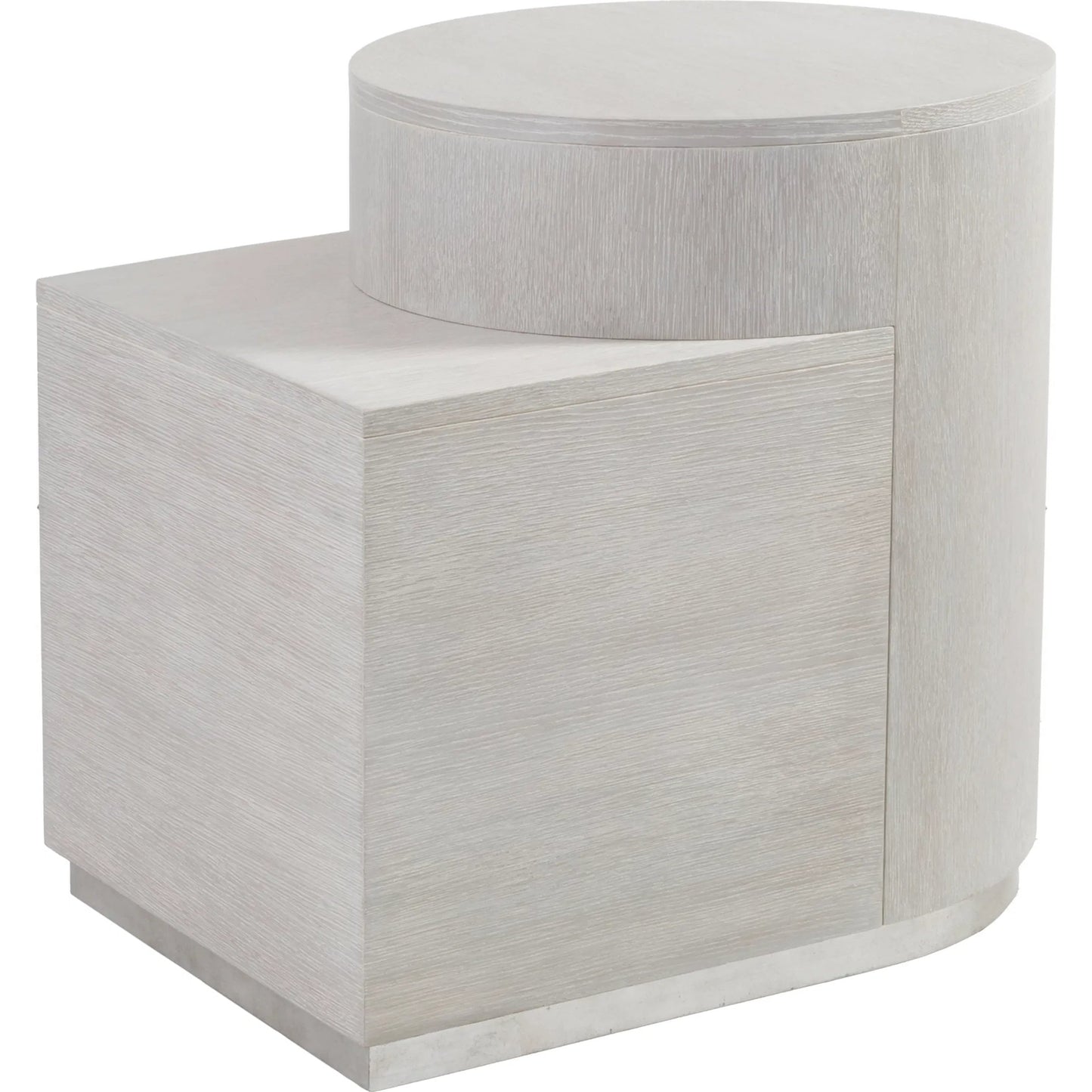 001 SI-2243910 | Primary Silo | Maxwell Split Level End Table by Artistica Home in misty white gray. Made from unique in a modern style.