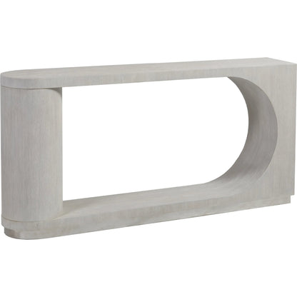 Maxwell Sofa Table by Artistica Home in misty white gray. Made from unique in a modern style.
