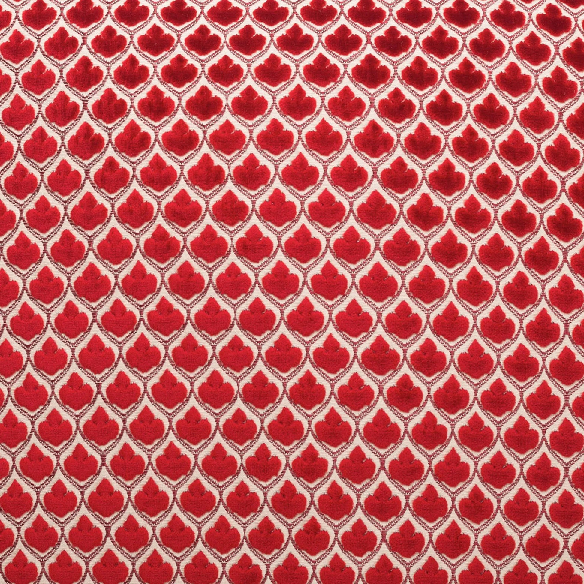 Posh Pillow by DV Kap Home in red. Made from 60% polyester, 40% acrylic in a eclectic & global style.