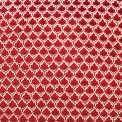Posh Pillow by DV Kap Home in red. Made from 60% polyester, 40% acrylic in a eclectic & global style.