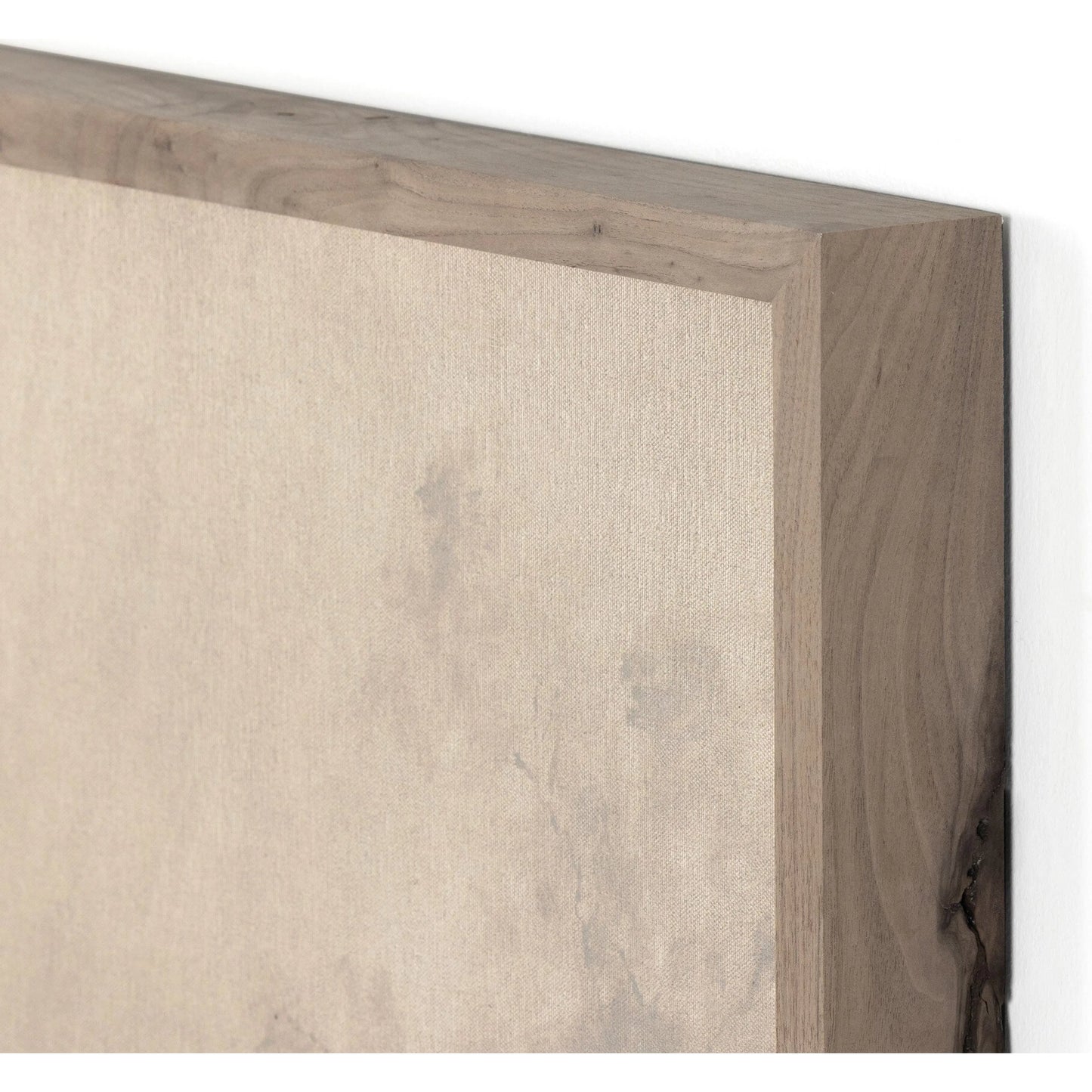 007 SI-1903090 | Closeup | The Clearing by Aileen Fitzgerald by Four Hands. Made from rustic 2.5 walnut, canvas in a transitional style.