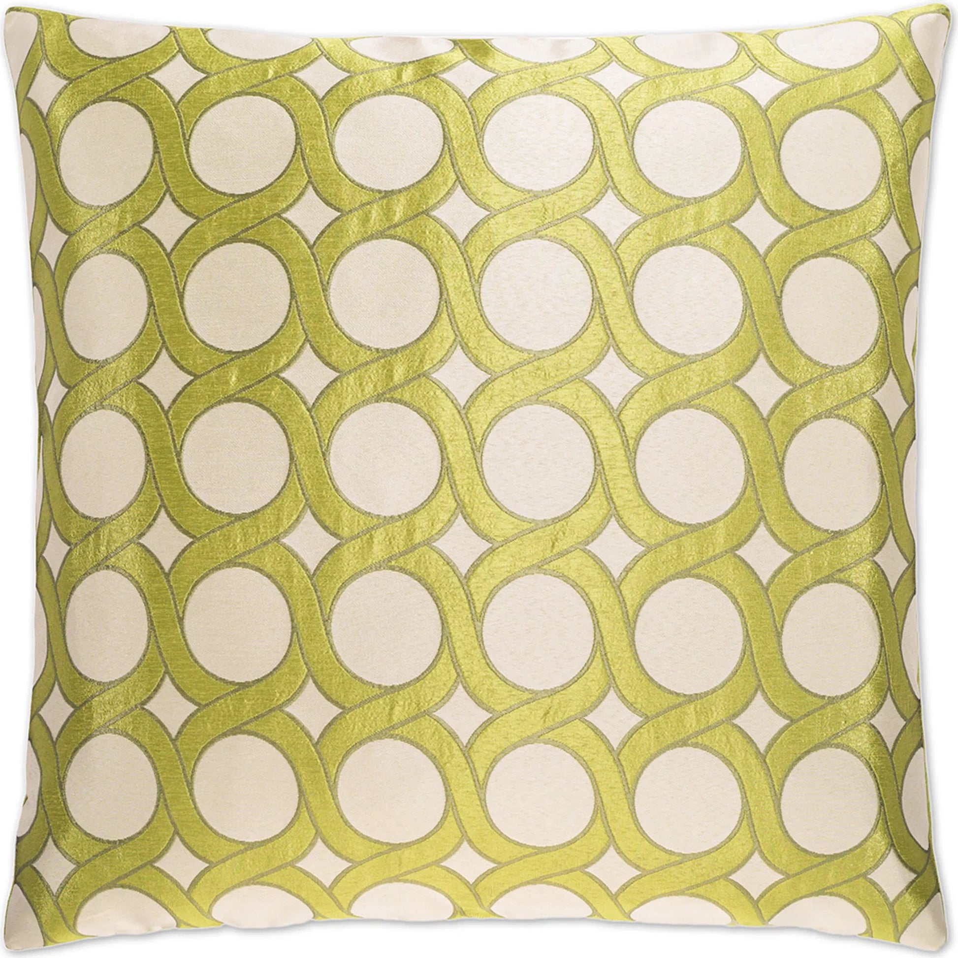 Belle Curve Pillow by DV Kap Home in citrine. Made from 100% polyester in a unique style.