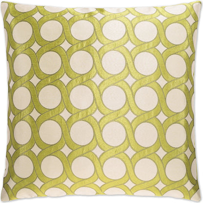 Belle Curve Pillow by DV Kap Home in citrine. Made from 100% polyester in a unique style.