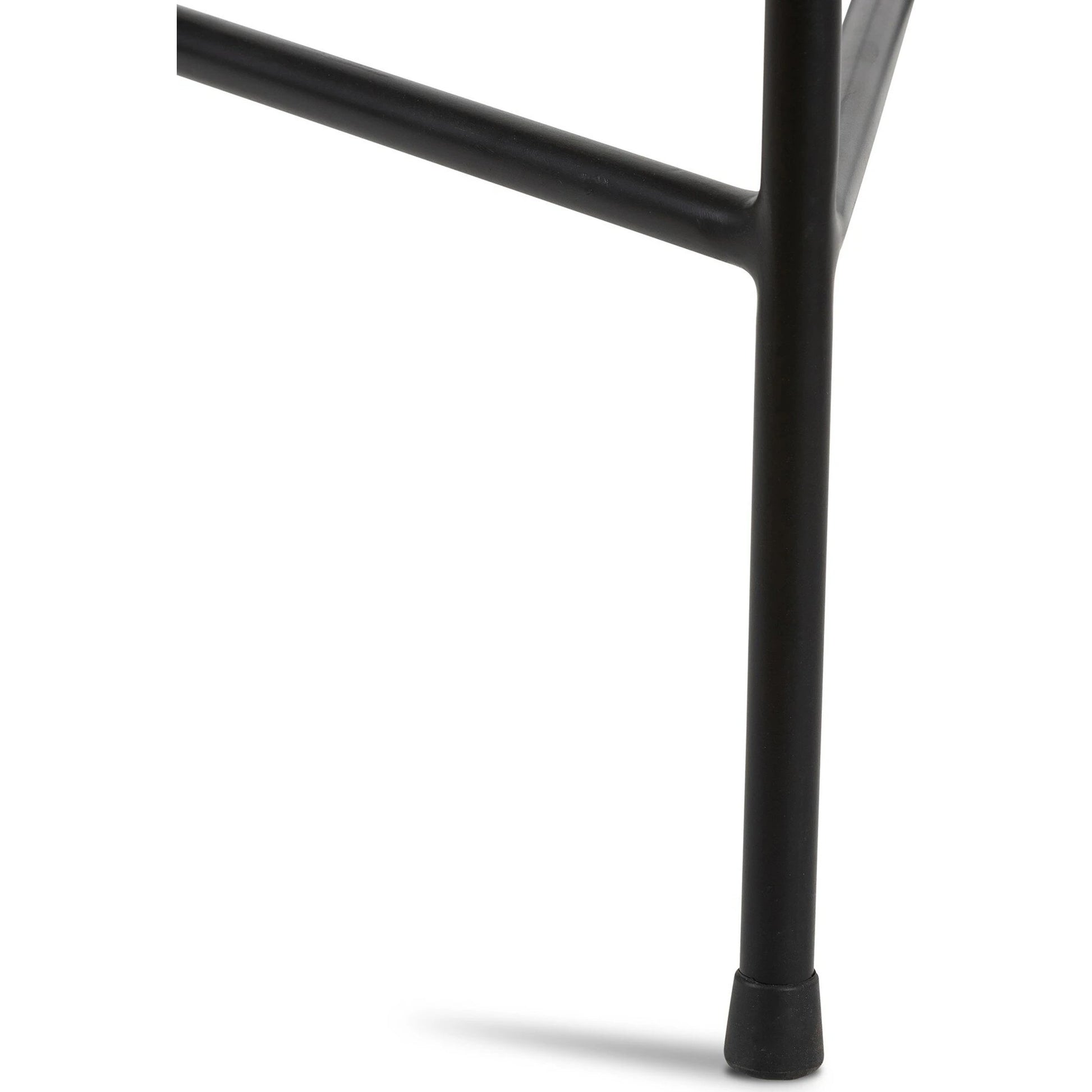 Wharton Outdoor Counter Stool by Four Hands in earth rope and satin black. Made from iron, 100% polyester in a modern style.