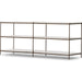 Felix Large Console Table by Four Hands. Made from iron, solid marble, engineered hardwood in a modern style.