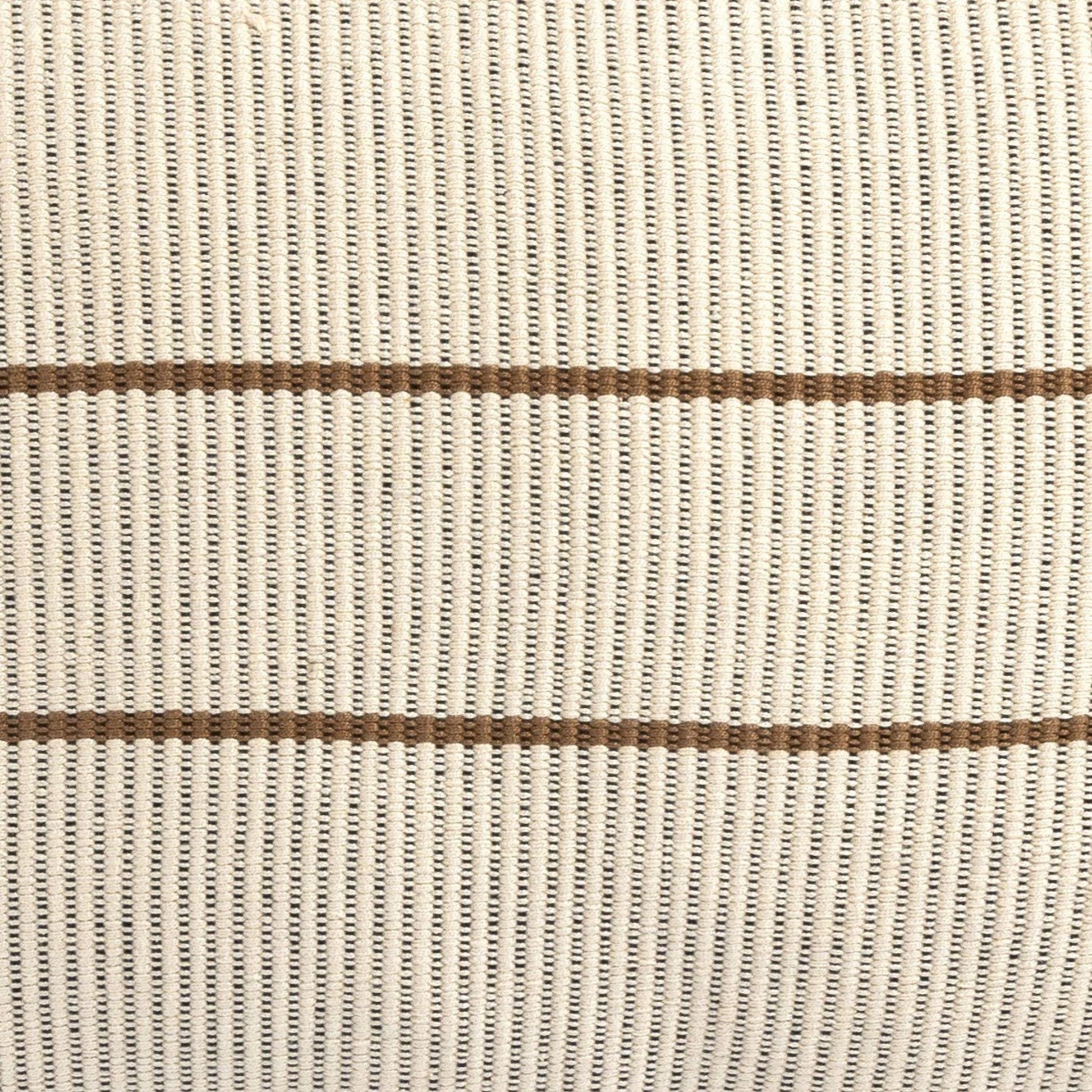 Handwoven Merido Pillow by Four Hands in beige cotton, off white canvas, black cotton. Made from 100% cotton in a unique style.