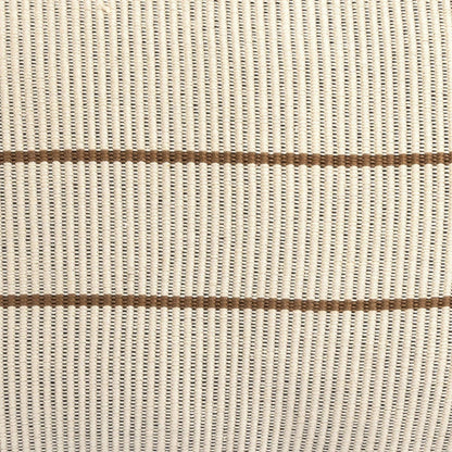 Handwoven Merido Pillow by Four Hands in beige cotton, off white canvas, black cotton. Made from 100% cotton in a unique style.