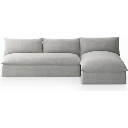 Grant Outdoor 2-PC Sectional by Four Hands. Made from 100% olefin, 91% polyurethane foam pad, 9% polyester fiber batting in a transitional style.