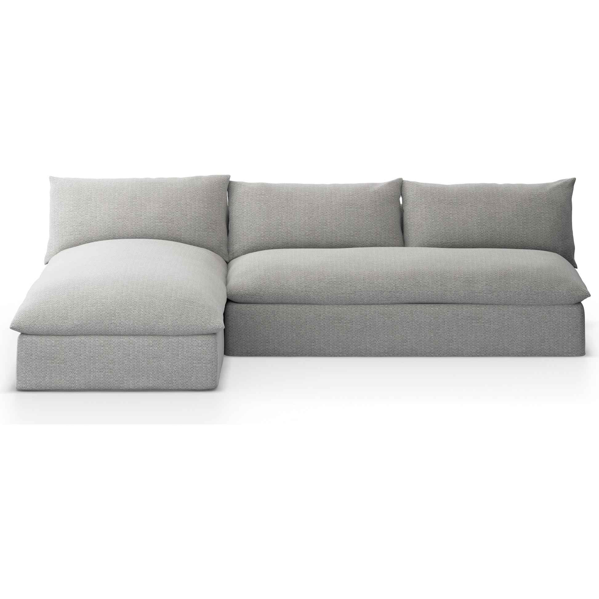 Grant Outdoor 2-PC Sectional by Four Hands. Made from 100% olefin, 91% polyurethane foam pad, 9% polyester fiber batting in a transitional style.
