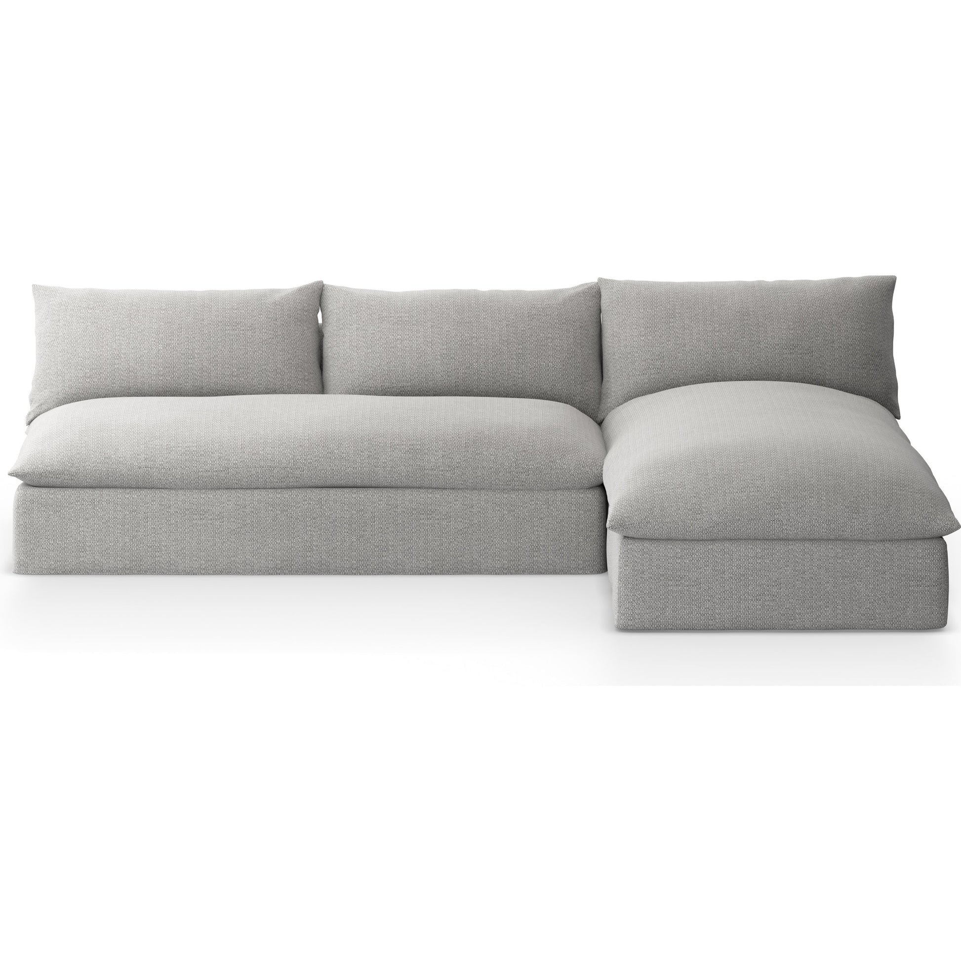 Grant Outdoor 2-PC Sectional by Four Hands. Made from 100% olefin, 91% polyurethane foam pad, 9% polyester fiber batting in a transitional style.